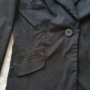 ✅Black & White Pinstripe Business Suit